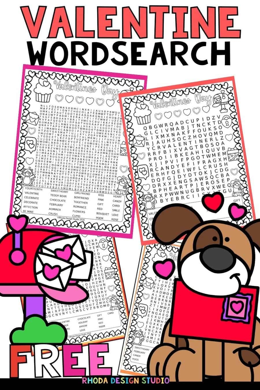 Valentine s Day Word Search Fun Puzzle For Hearts Celebration