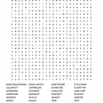 Video Game Word Search WordMint