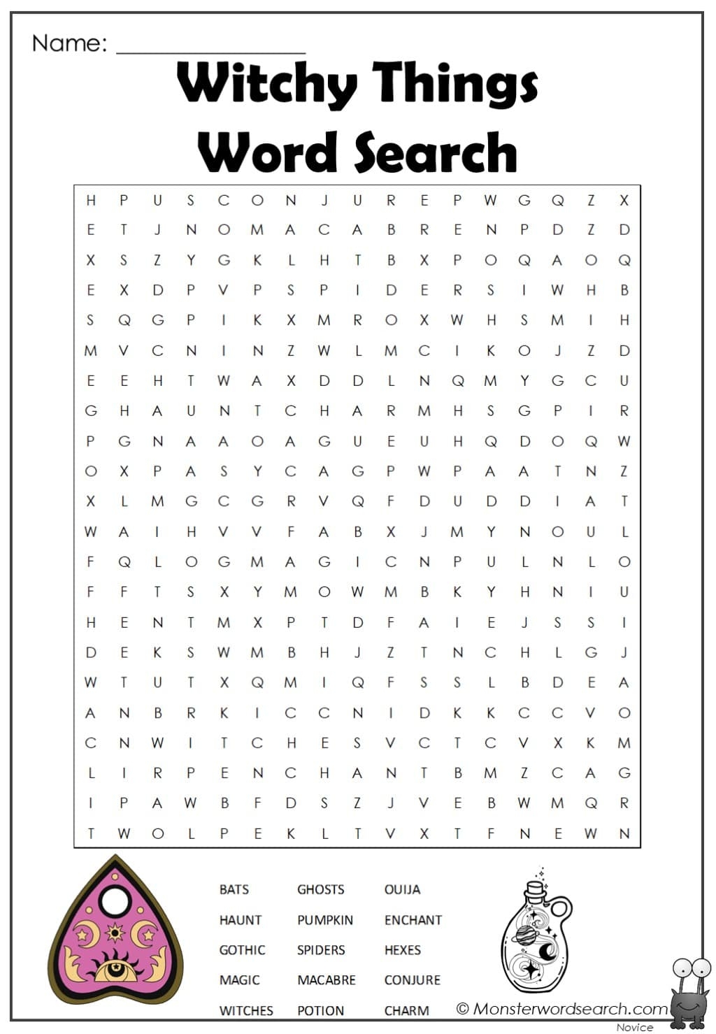 Word Search For Grade 7 Printable