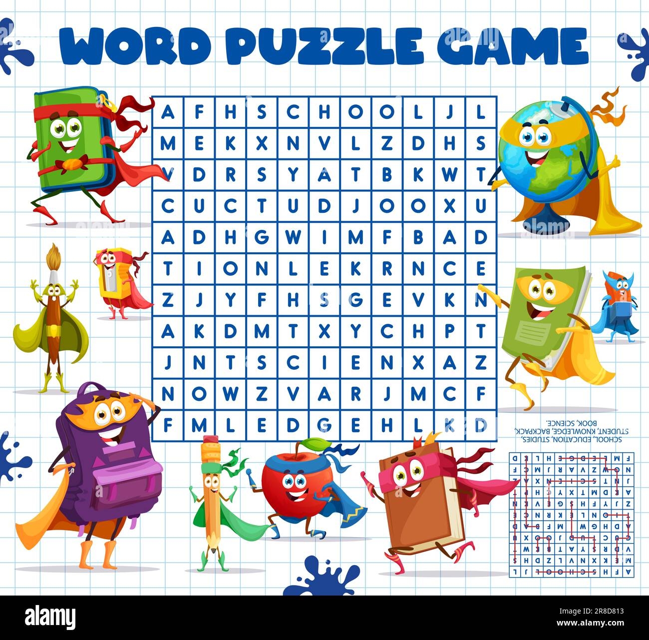 Free Printable Cartoon Word Search