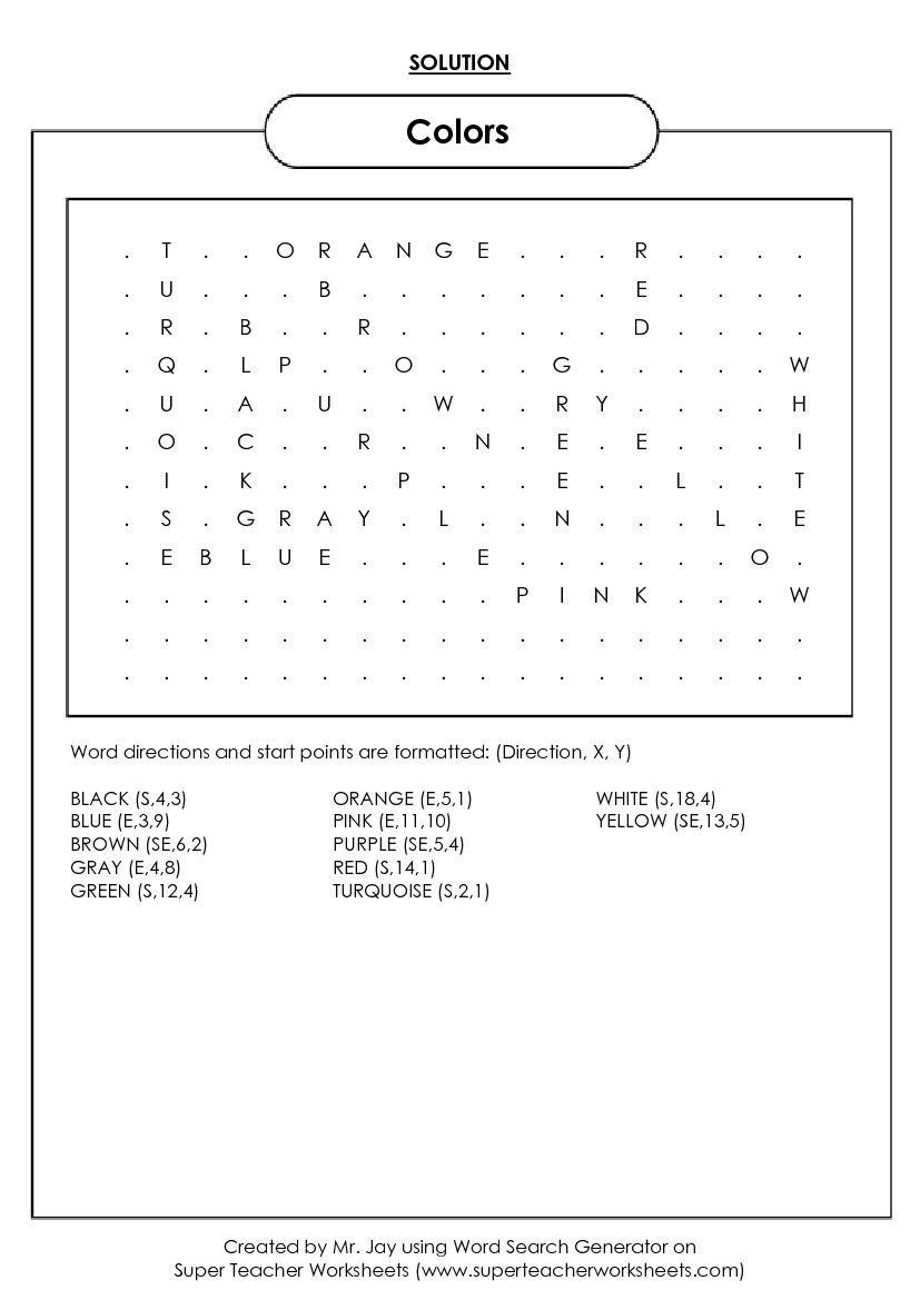 Word Search Puzzle Generator Custom Word Search Maker