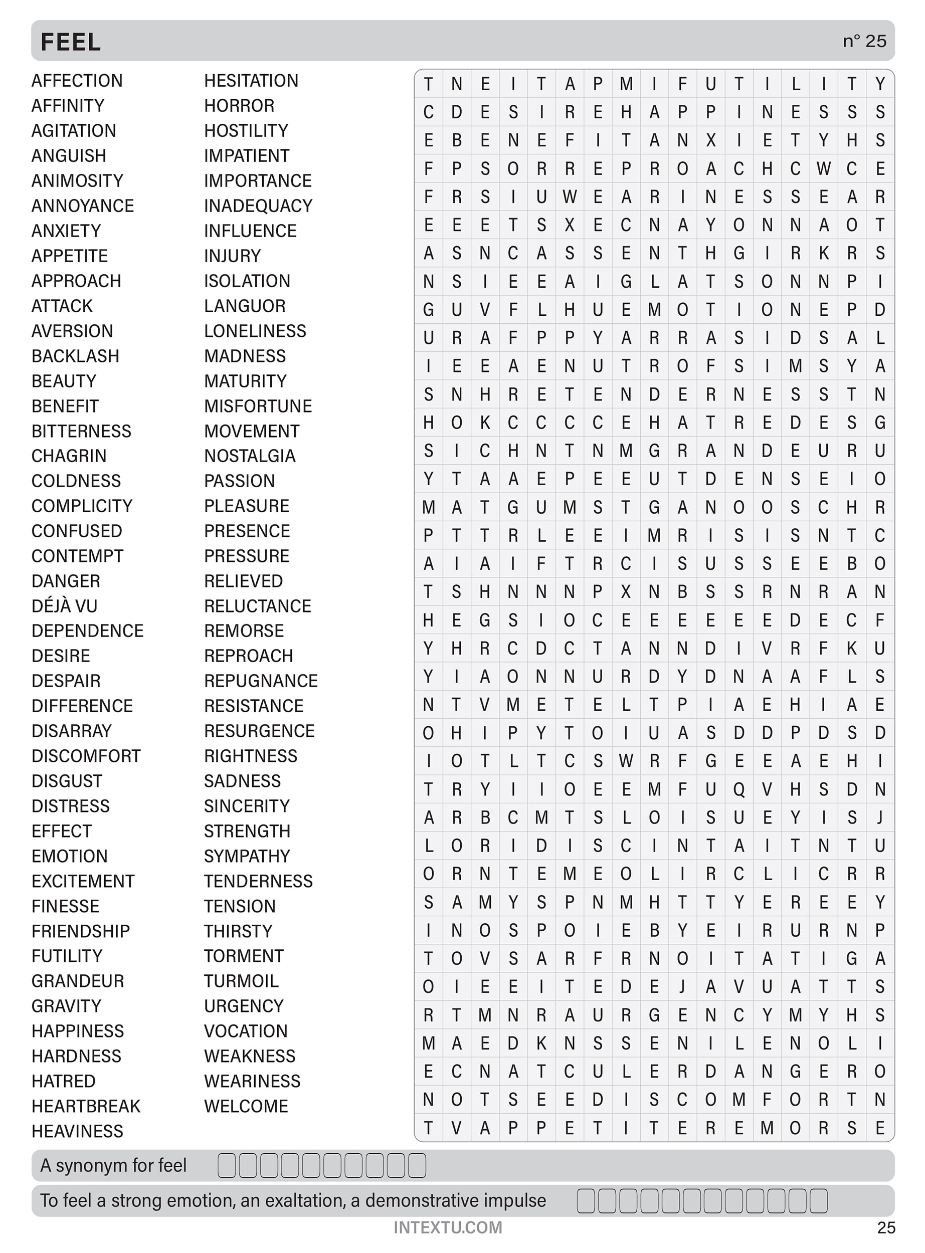 Printable Huge Word Search