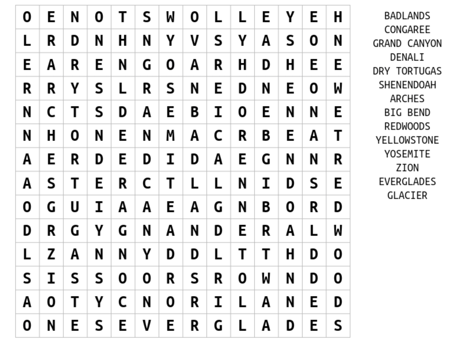 Word Searches The Tomorrow Project