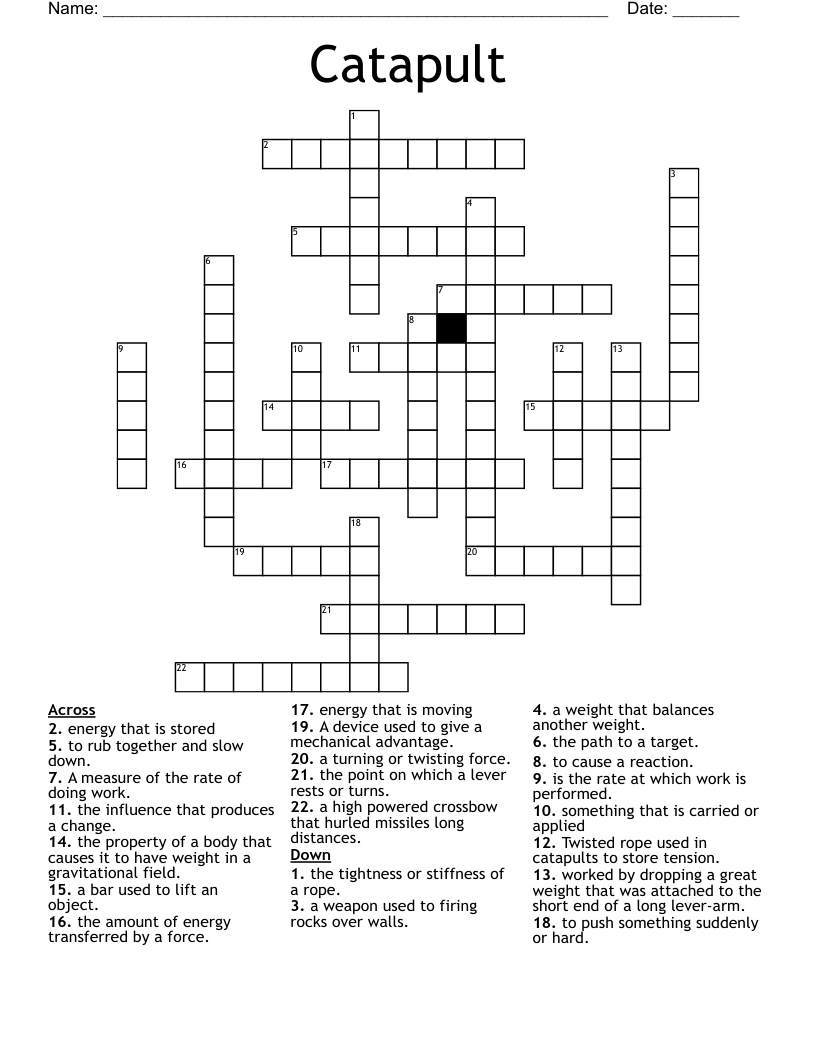 Catapult Crossword WordMint