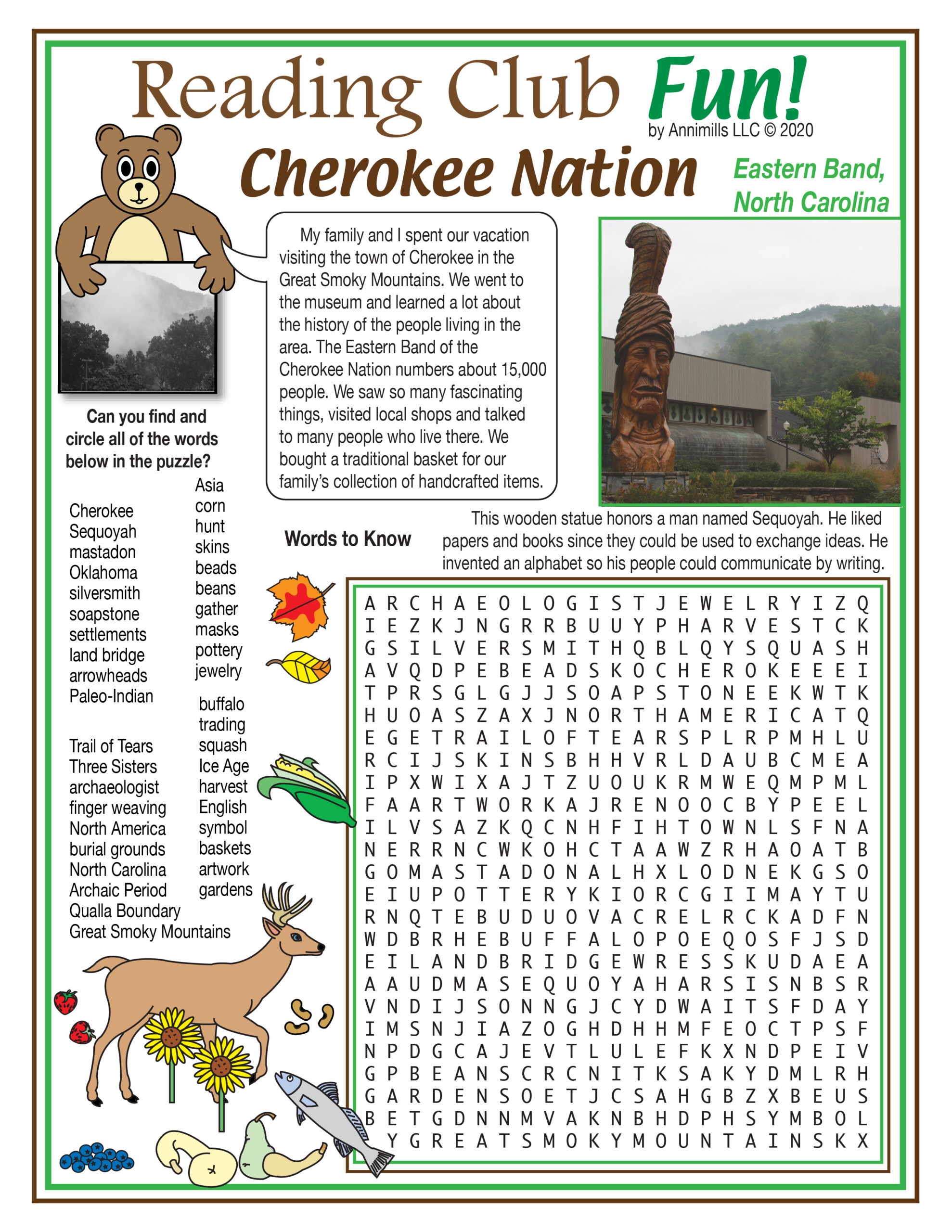 Cherokee Nation Eastern Band Native American Heritage 
