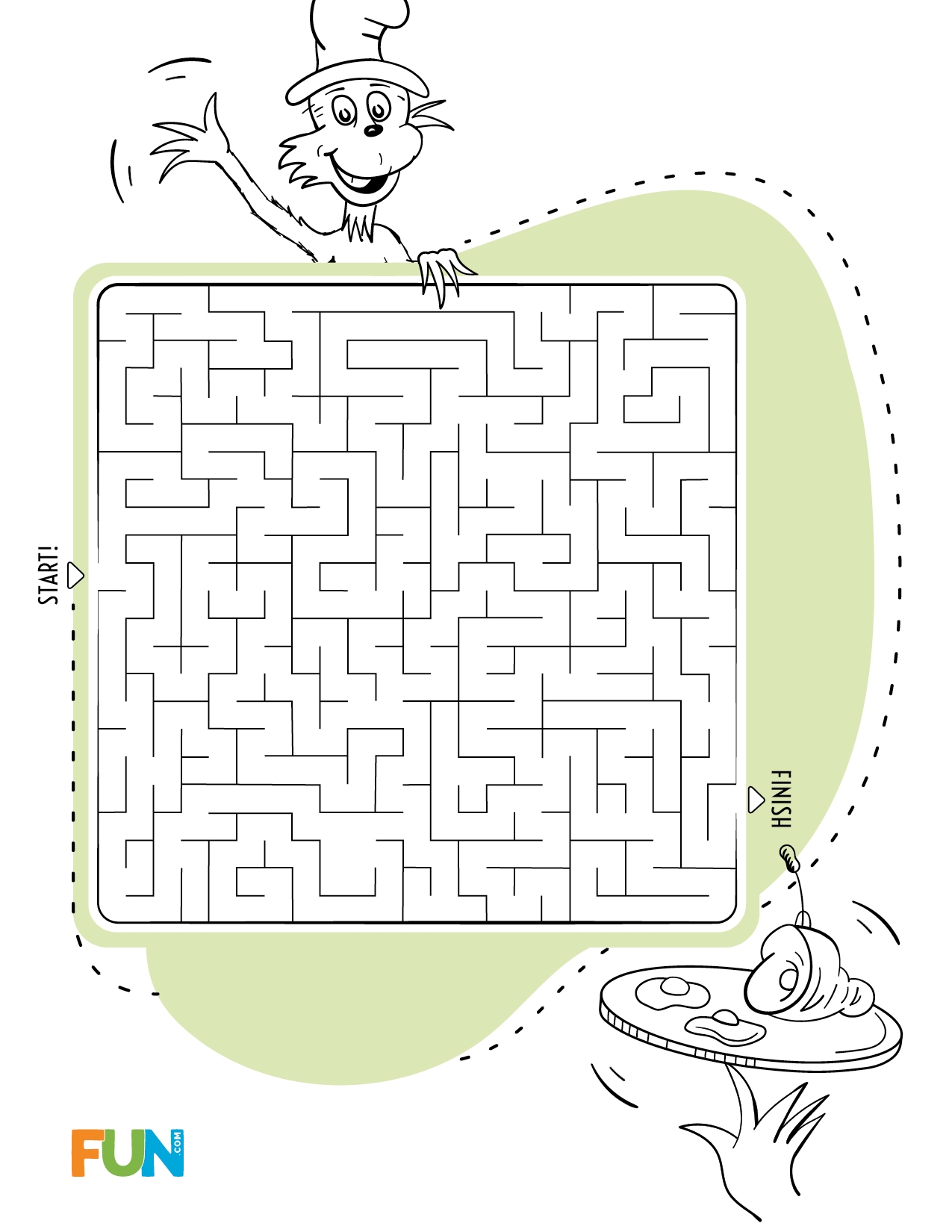 Printable Dr Seuss Word Search Free