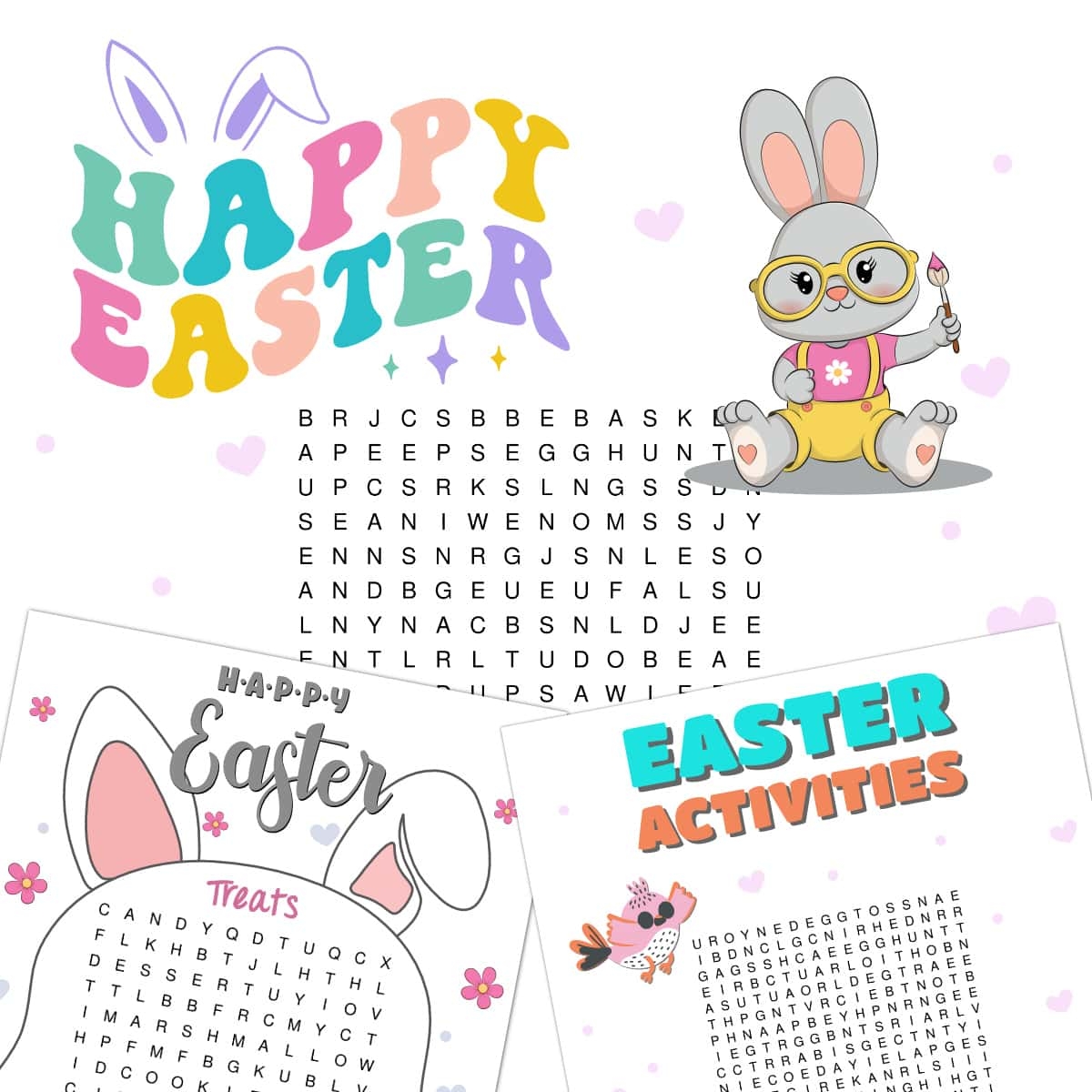 Free Easter Word Search Printable Puzzles Uncover The Fun 