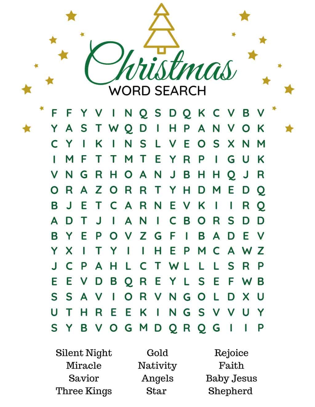 Free Printable Christmas Word Searches Pretty Providence