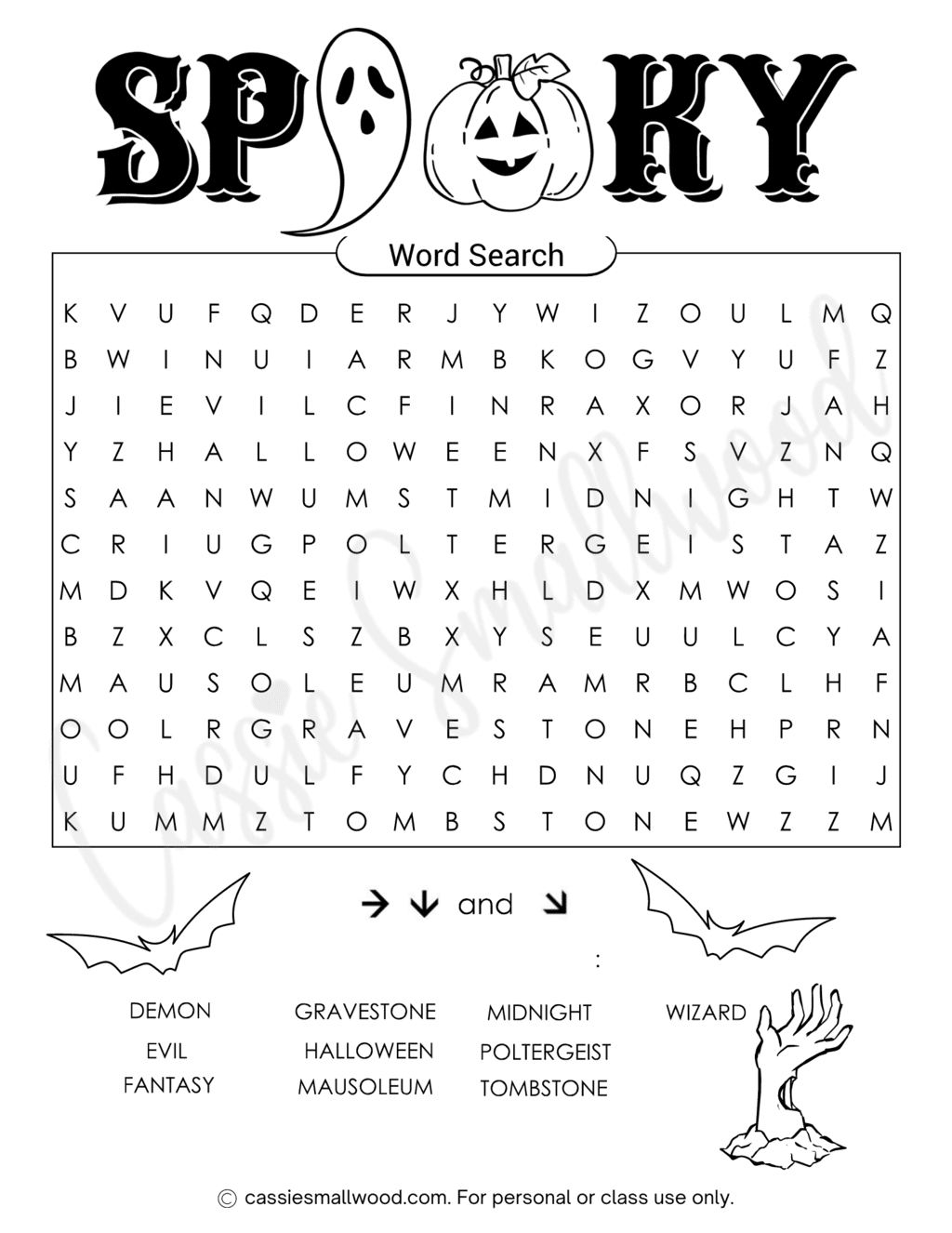 Free Printable 4th Gade Word Search