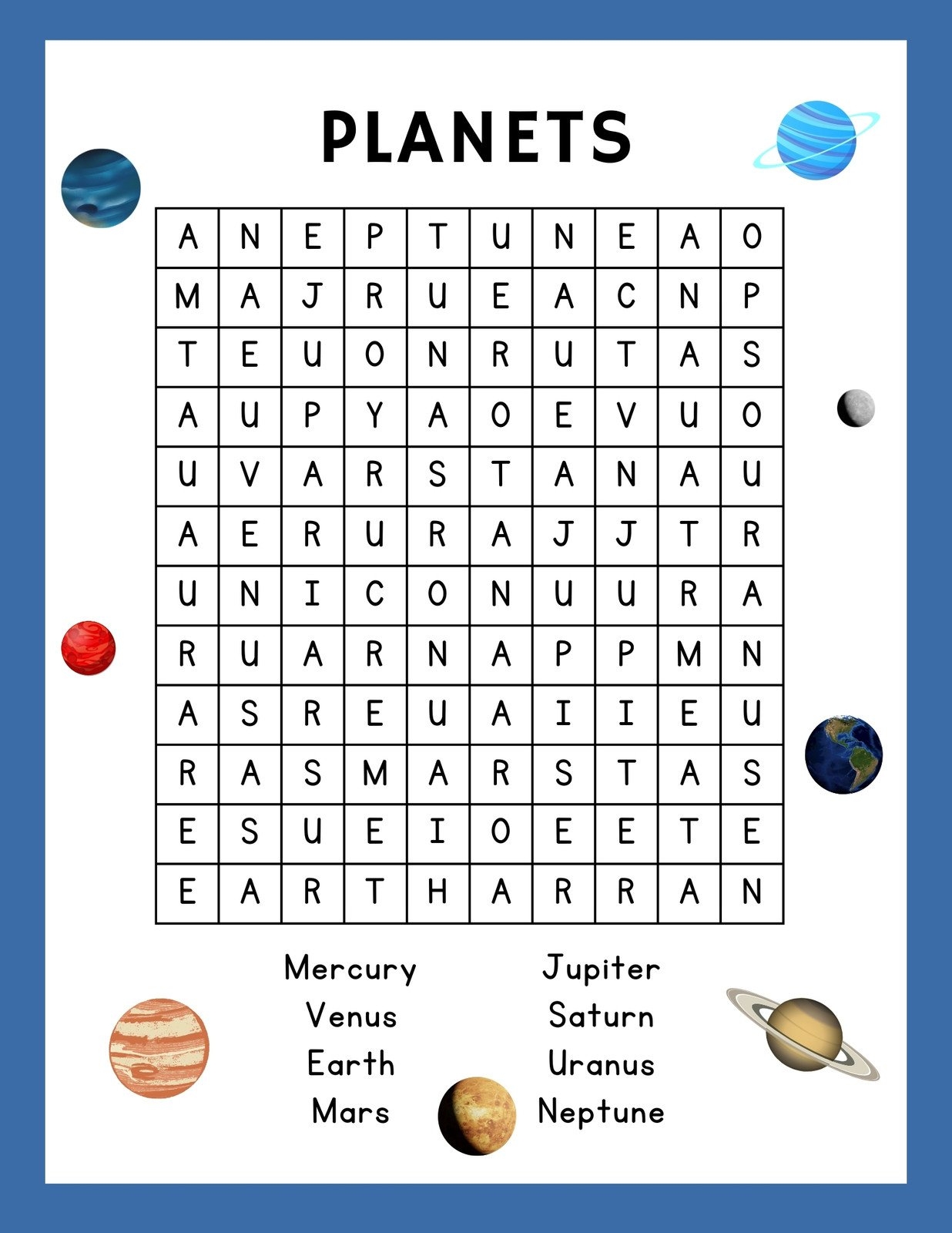 Word Searches Online For Kids Printable
