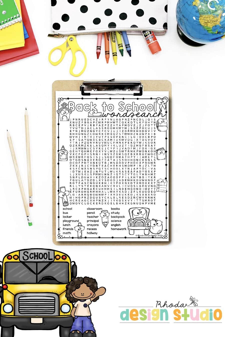 Fun And Easy Back To School Word Searches