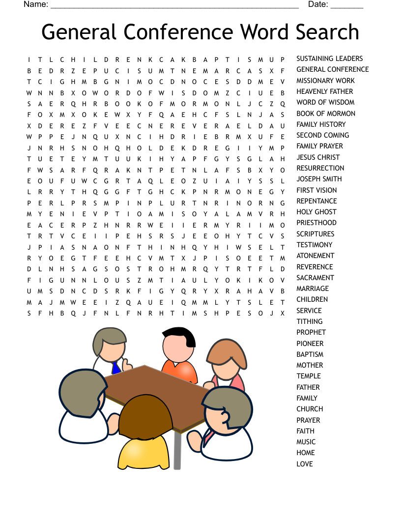 Printable Lds Pioneer Word Search Printable Lds Pioneer Word Search