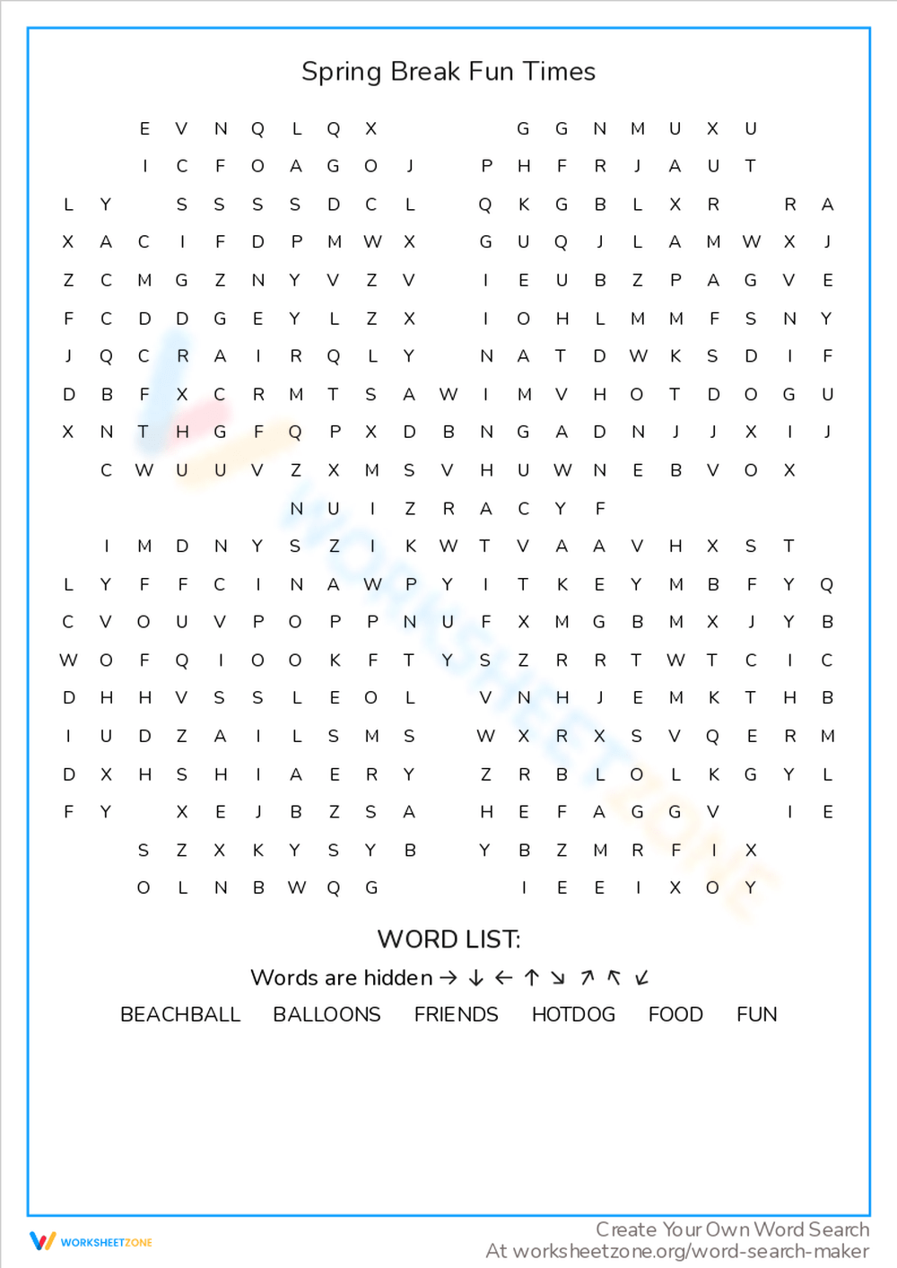 Printable Word Search Fun Times