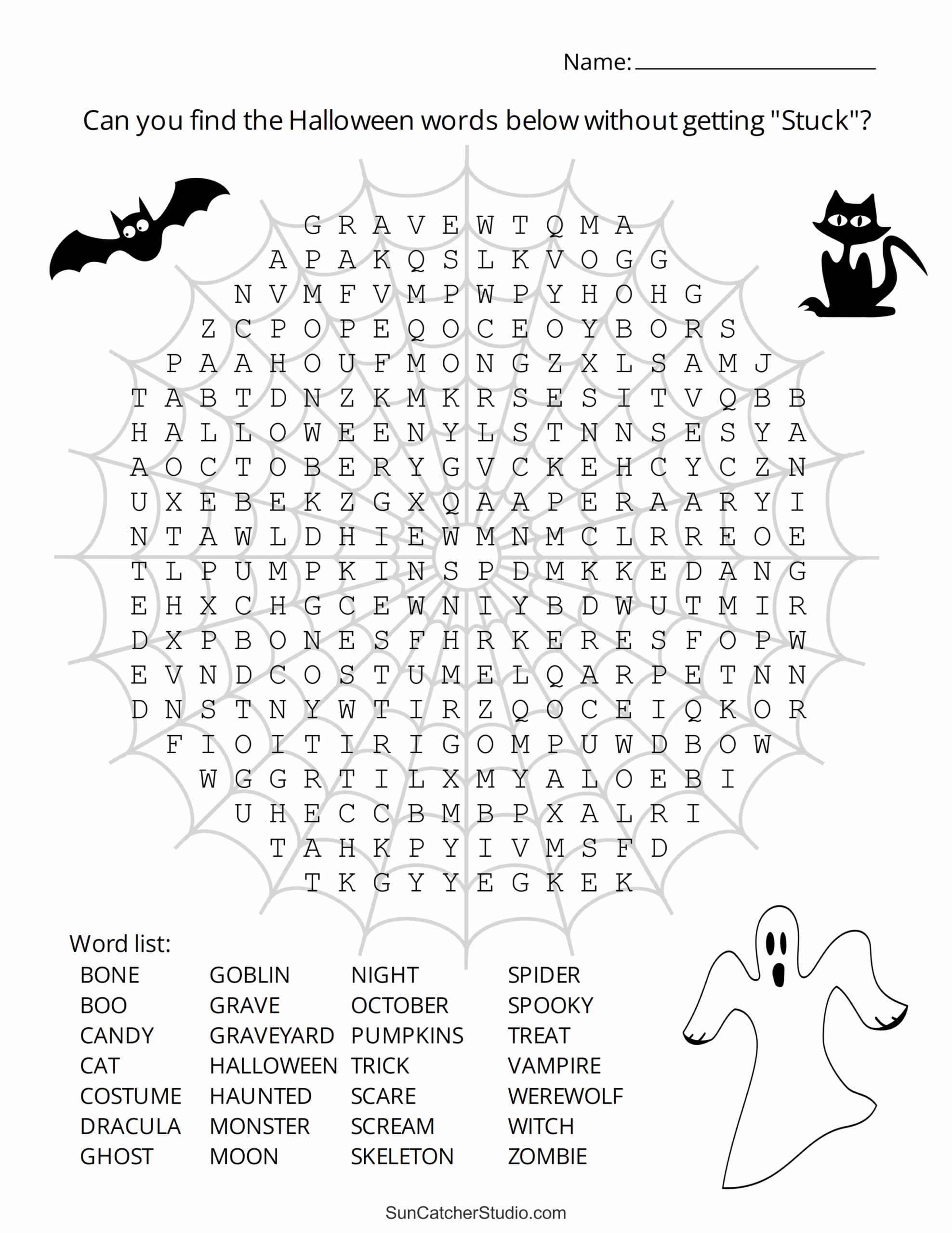 Difficult Printable Word Search
