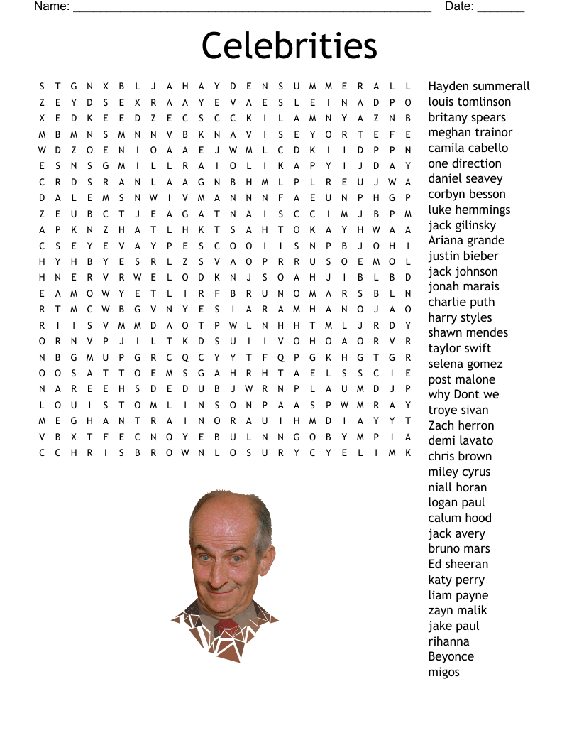 Harry Styles Word Search WordMint