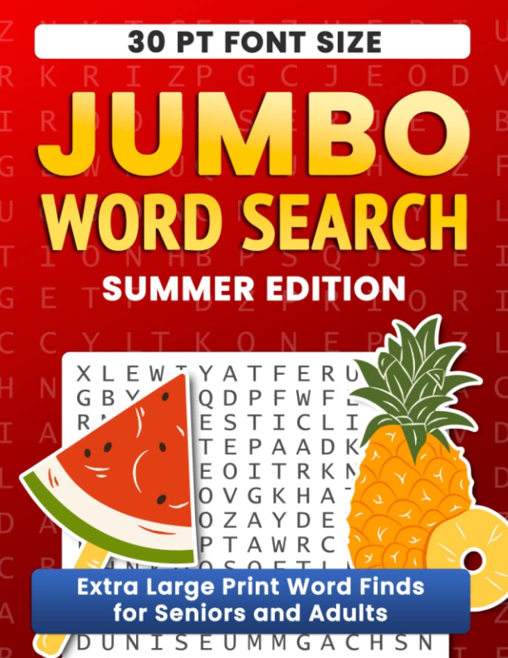 Jumbo Word Search Puzzle Book Summer By Kiddiyo SmartBooks