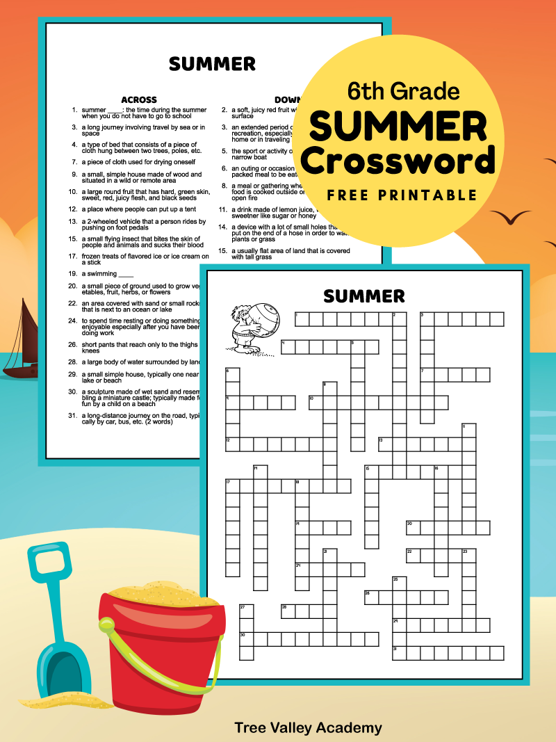 Word Search Puzzles Printable Summer