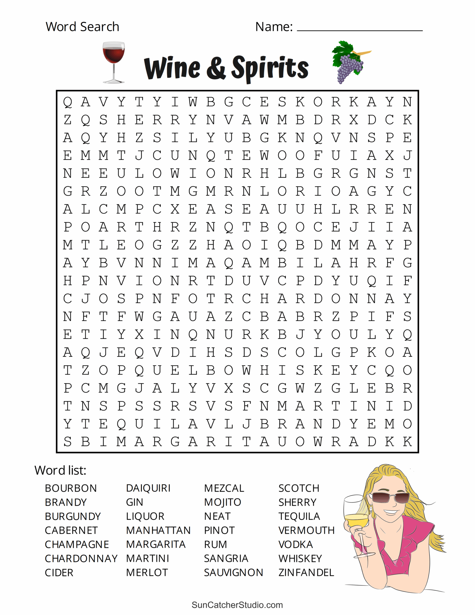 Printable Adult Word Search Puzzles Word Find Free Printables