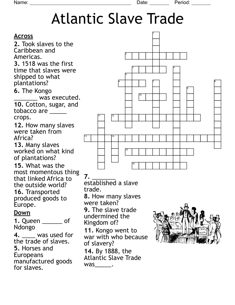 Slavery Word Search WordMint