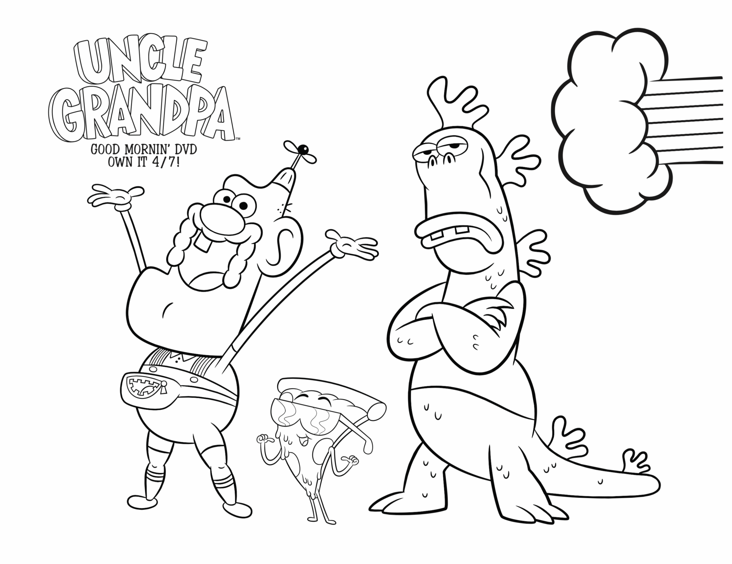 Printable Uncle Grandpa Word Search