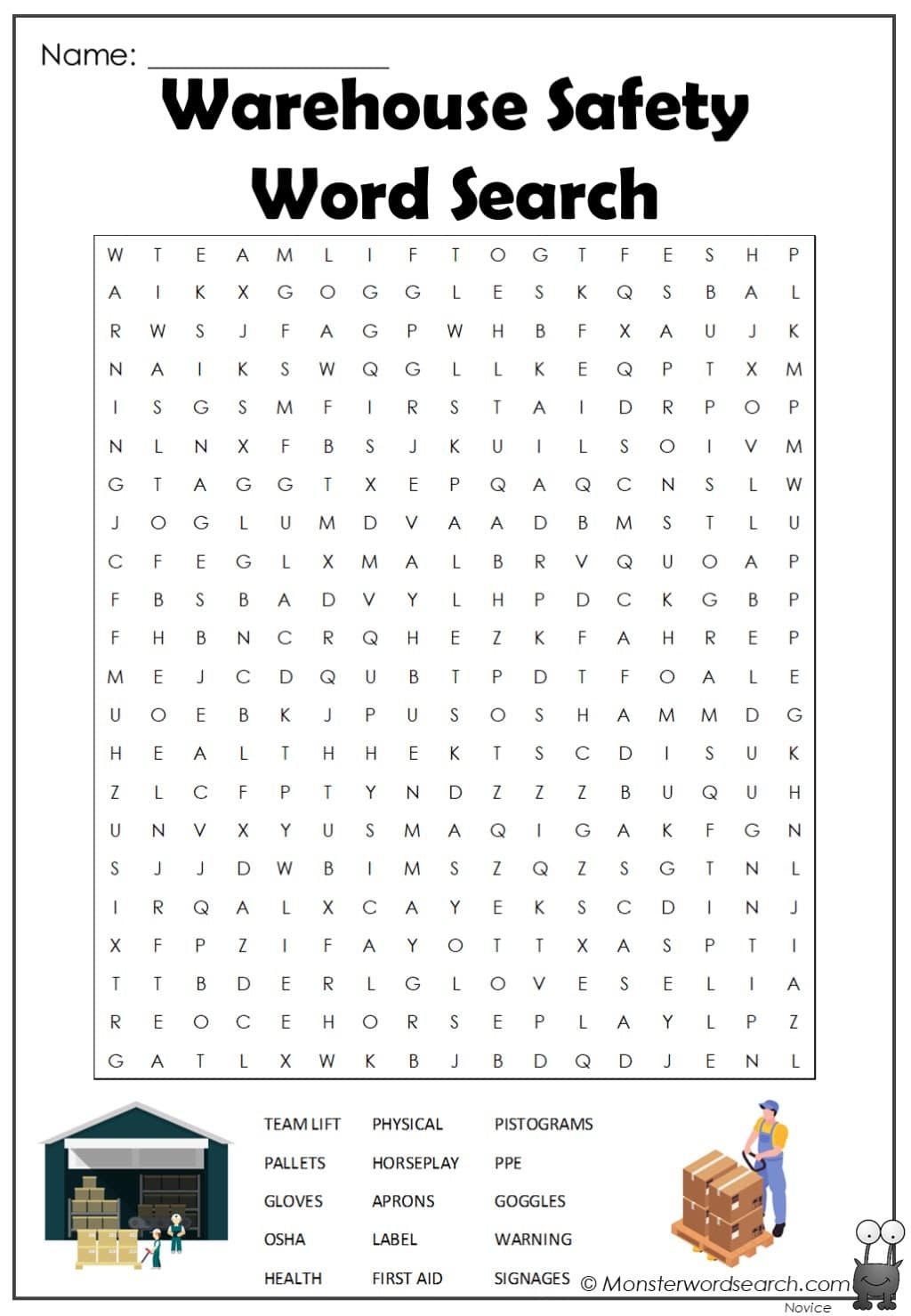 Food Hygiene Word Search Printable