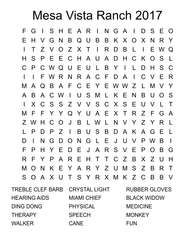 Welcome Back Word Search WordMint