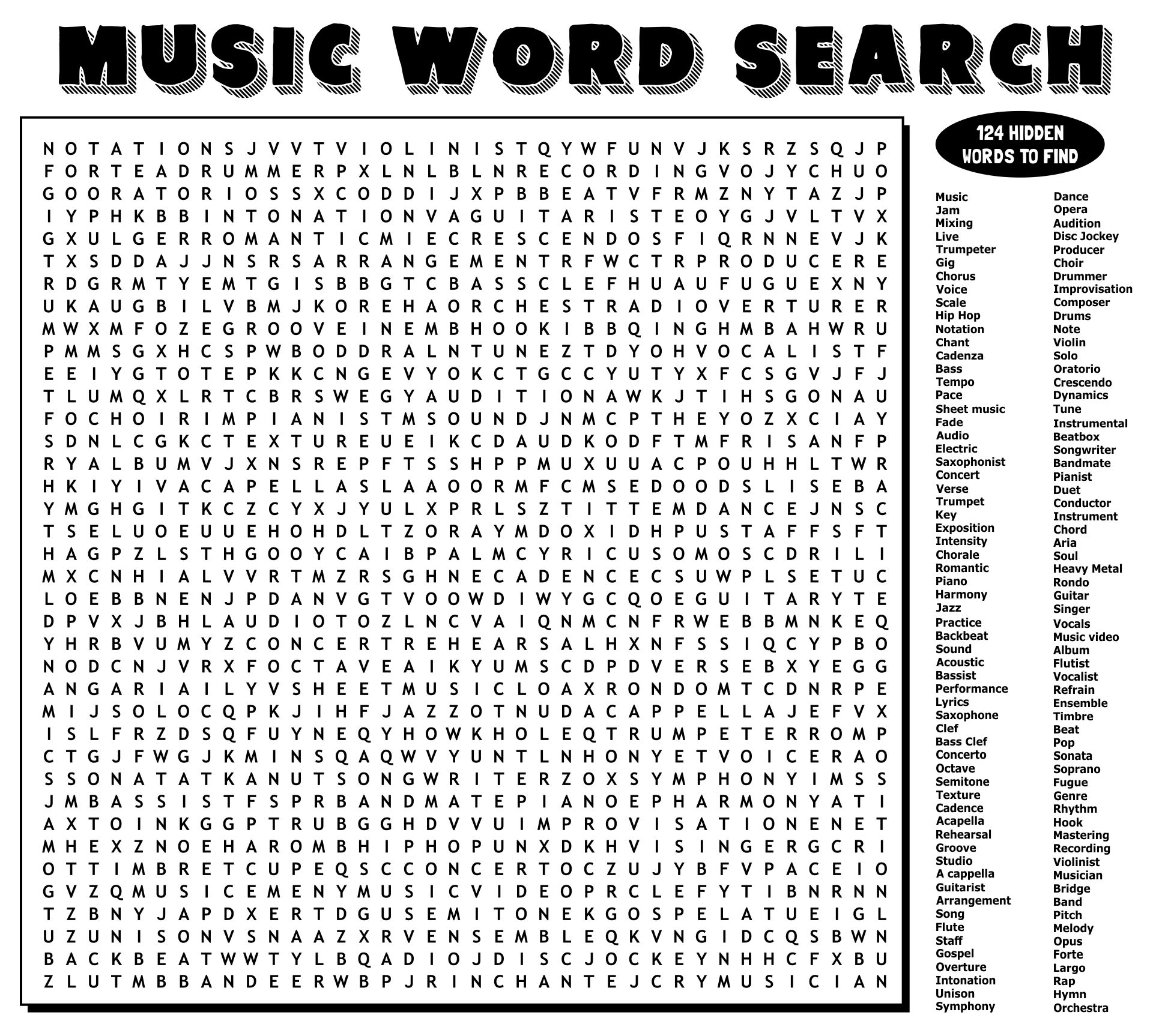 Word Search Printables Difficult Word Search Printables Difficult